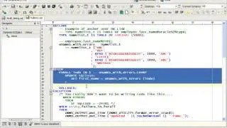 ERROR MGMT IN PLSQL 7