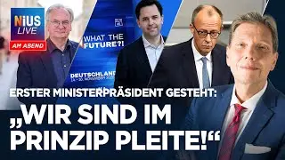🎙️Reiner Haseloff gesteht: „Wir sind im Prinzip pleite!“ | NIUS Live am Abend vom 14. November 2025
