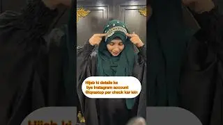 3 easy and beautiful wedding hijab tutorial (part-1) || #shortfeed #hijab #hijabtutorial