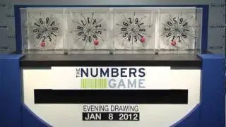 Evening Numbers Game Drawing: Sunday, January 8, 2012
