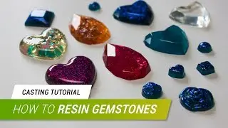 Casting Tutorial - Gemstones with Pebeo´s Crystal Resin | JakCosplay