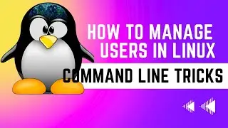 How to Manage users in Linux using command Line | Terminal 