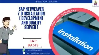 SAP Netweaver 7 0 Installation  Development and Quality Server || SAP BASIS