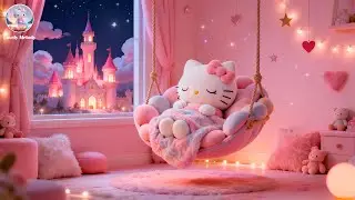 Relaxing Piano at Night 🌙 Hello Kitty Lullaby, Quiet the Mind & Sleep Peacefully
