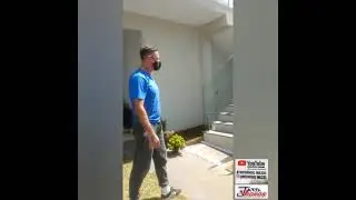 guarda corpo em torre de inox