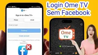 Como fazer login no OmeTV sem Facebook | Login no Ome TV com VK