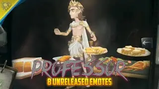 8 Unreleased Emotes for Professor luchino l Identity v