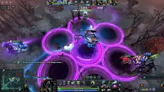Rubick supports unstoppable Axe