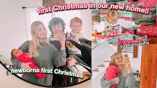 Our First Christmas In Our Home With a Toddler and Newborn! | Christmas 2023