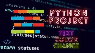 Change  Terminal (Output) Color of Vs Code | Simple Python Project | Change Terminal Theme Color |