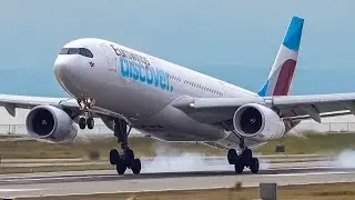 Eurowings Discover First Arrival at Vancouver YVR | Plane Spotting Vancouver AIrport