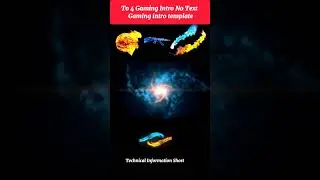 Top 4 Gaming Intro No Text | Gaming intro template