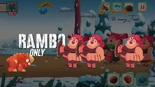 Dino bash Rambo vs Tank (only Rambo gameplay 2022: 66-69 levels)