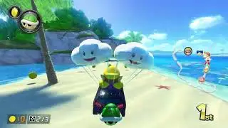 Mario Kart 8 Deluxe (NS) Shell Cup Mirror Mode - Cheep Cheep Beach (DS)