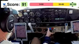 Precisely Scoring an ILS Approach - Hand Flying IFR in Gusty Wind