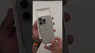 iPhone 15 Pro Natural Titanium Unboxing #apple#iPhone15pro#iphoneunboxing