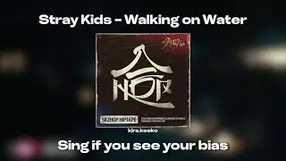 ミ★ sing if you see your bias !! ★ - walking on water, stray kids ☆