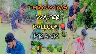 Throwing Water Balloon Prank || @TOPHOLDERS