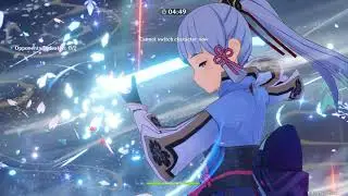 Genshin Impact - LVL 80 Ascended Ayaka w/ Mona + Venti vs Geovishaps