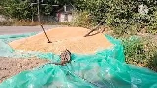 Итак итоги проделанной работы: гибкий шнек с двигателем 1.1кв 900 об/мин. Испытание и результат.
