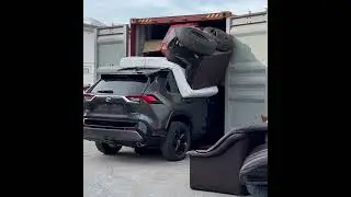 Stolen Toyota Recovered by DIGITPOL - #seized  and Removed From Shipping #container #stolen #africa