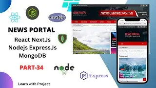 News portal mern stack nextjs  news data show reactjs | nodejs | expressjs | mongodb #34