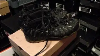 1997 OG Air Foamposite Pro Sample (Black) Review (HD)