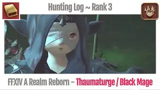 FFXIV Hunting Log Thaumaturge Rank 3 - A Realm Reborn