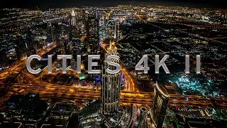 Magic Aerial City (P2) | Mind-blowing Cyberpunk Drone Video | NY | LV | HK | Paris | Russia.