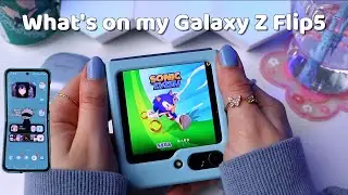 What's on My Phone | Galaxy Z Flip5 *One UI 6* Aesthetic Setup 💙