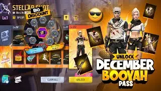 Buying December Month Booyah Pass | New Booyah Pass Unlock | FF New Event Today |Free Fire New Event