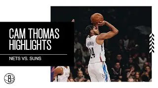 Cam Thomas Scores 40+ PTS in THIRD STRAIGHT GAME | Brooklyn Nets vs. Phoenix Suns
