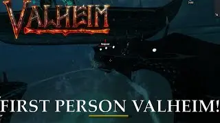 FIRST PERSON VALHEIM MOD! Other MODS TOO! - Funny Moments