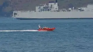 Plymouth Inshore Lifeboat Annabel E Jones B-908 in Plymouth Sound