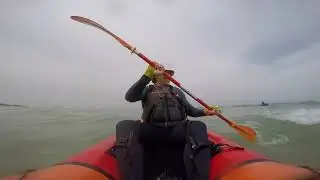 А когда на море качка мы берём с собой пакрафт