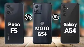 Xiaomi Poco F5 5g vs Motorola Moto G54 5g vs Samsung Galaxy A54 5g
