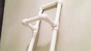 Паралетсы. Брусья из пластиковых труб (PP-R, 40 мм)