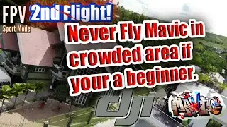 2nd Attempt in Flying Mavic Mini | 1st time drone, 1st time crash!😂     #GCQ