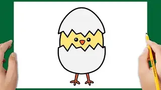 COMO DESENHAR UM PINTINHO DE PÁSCOA | DESENHO DE PÁSCOA