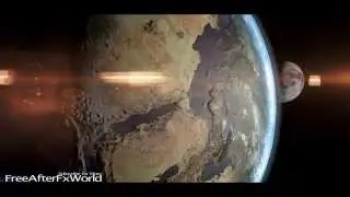 Free Cinema 4D r15(After Effects) Template -Big Earth Szene(NEW)