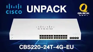 Unpack - Cisco CBS220 - 24T - 4G - EU Gigabit Switch