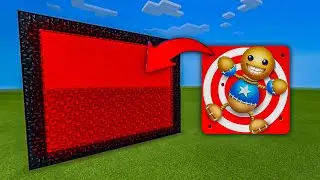 How to Make a PORTAL to KICK THE BUDDY in Minecraft