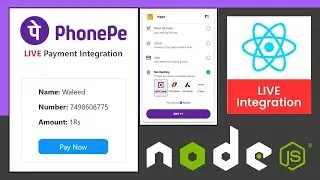 Live PhonePe Payment Gateway API Integration with Nodejs & Reactjs | Hindi | Standard Checkout API