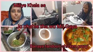 Banaya tandoori chicken gravy || easy and tasty recipe @parveen recipe vlog