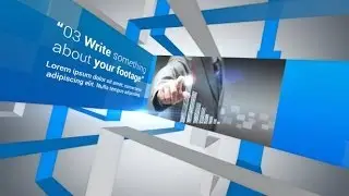 After Effects Template - 3D Corporate Video Display
