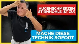 Augenschmerzen - Du siehst verschwommen? Deine Stirnhöhle ist zu? Mach diese TECHNIK sofort!