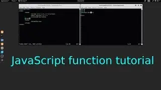 JavaScript function tutorial in Linux