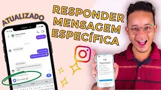 COMO RESPONDER MENSAGEM NO INSTAGRAM IGUAL WHATSAPP | Responder Mensagem Específica no Instagram