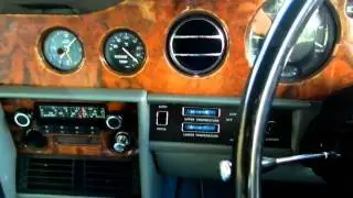 My Rolls Royce Silver Shadow II Interior description & Drive