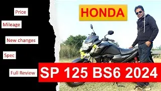 New Honda SP 125 BS6 2024 model, Price, Mileage Full Review | New changes, specs | sp 125